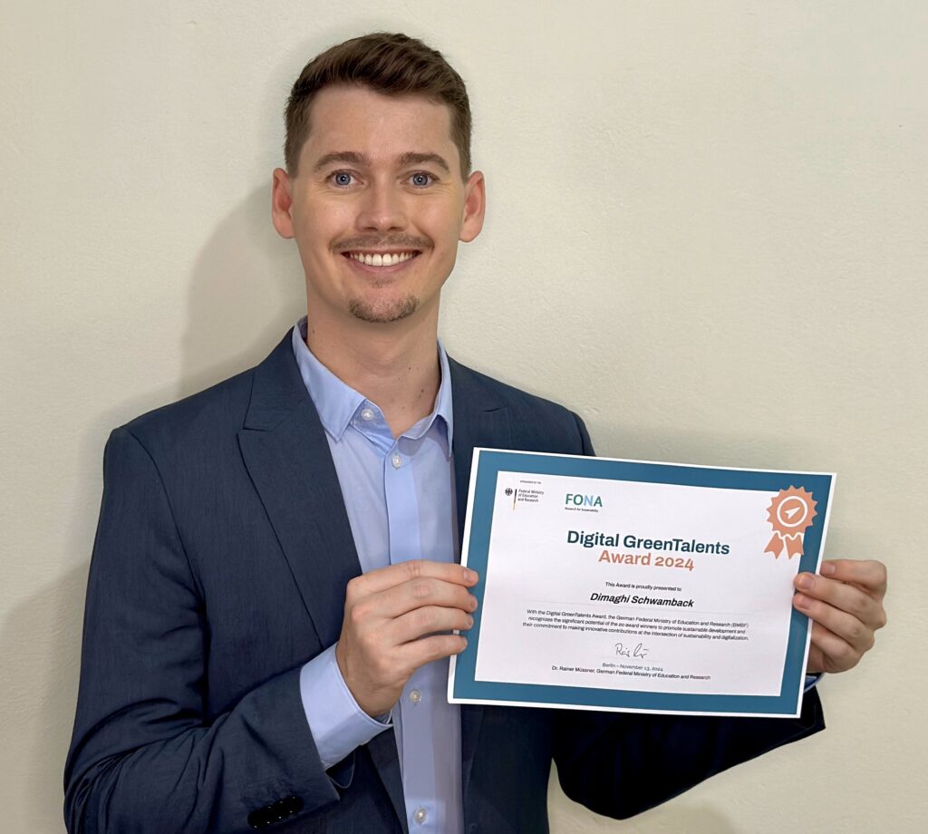 Bolsista na Embrapa Meio Ambiente vence prêmio na Alemanha