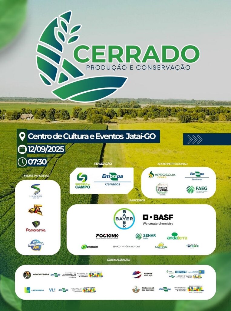 Seminário em Jataí debate produção e conservação do Cerrado nesta sexta (12)